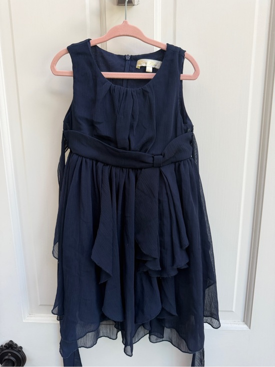 Bold Dream Other - NWOT Bold Dream Girls 4 Sleeveless Navy Blue Formal Tiered Chiffon Party Dress